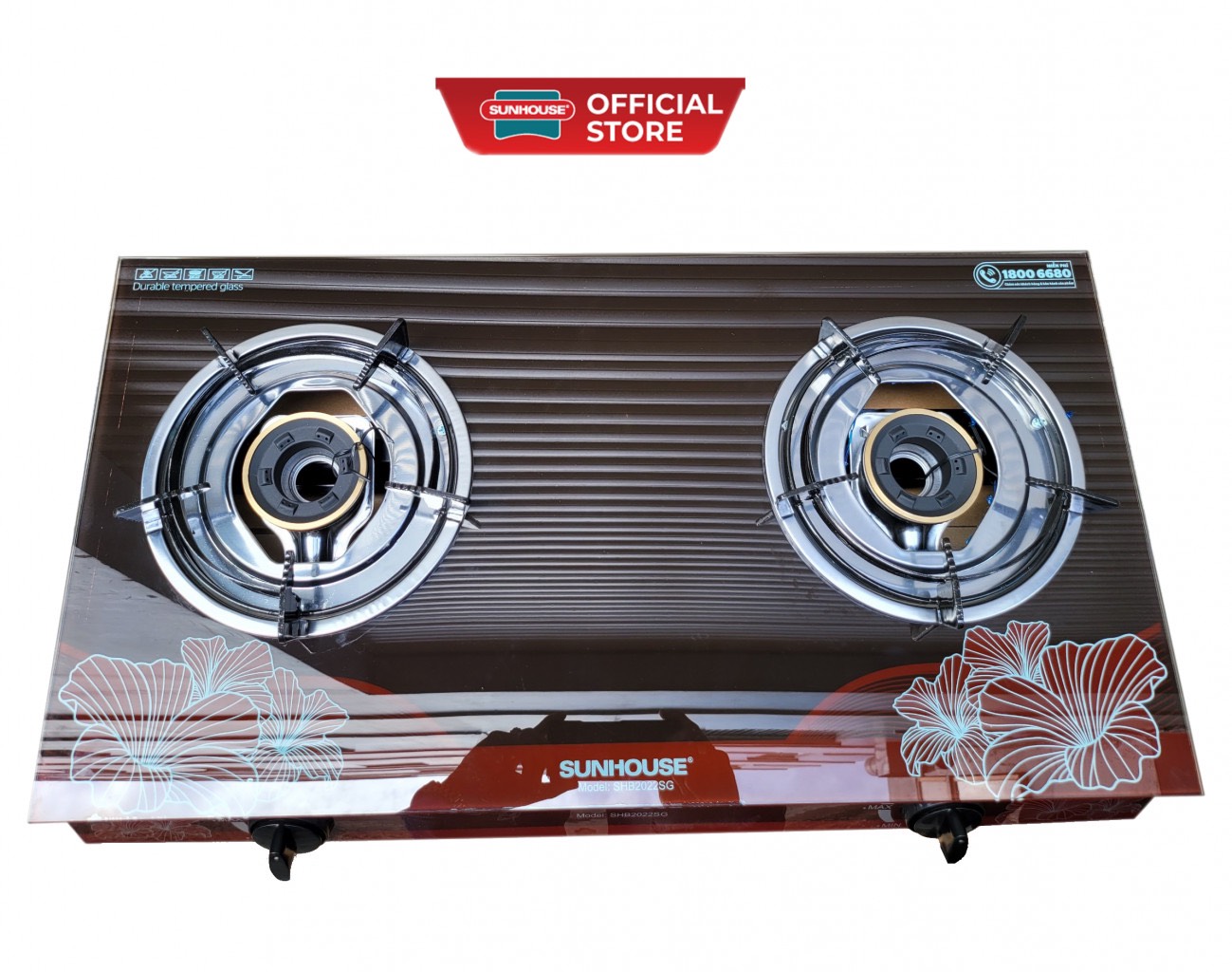 Bếp gas dương kính Sunhouse