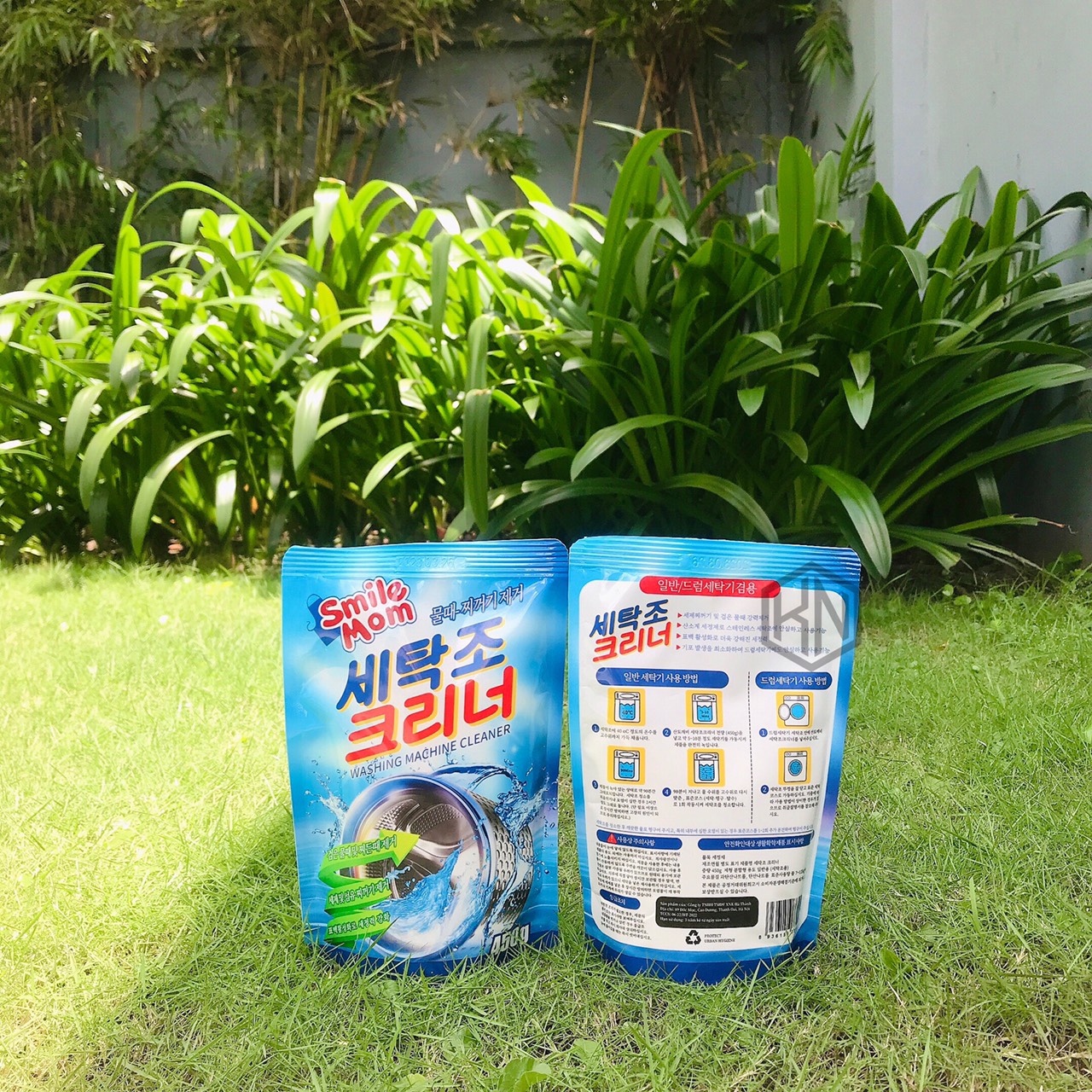 Bột tẩy lồng vệ sinh máy giặt Smile Mom Hàn Quốc 450gr