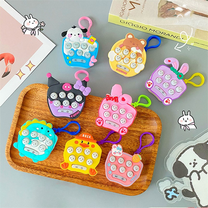 Móc khoá Pop It có game đập chuột