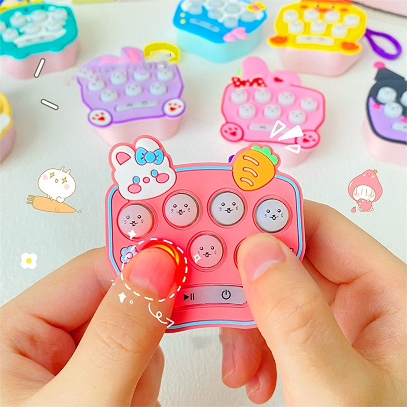 Móc khoá Pop It có game đập chuột