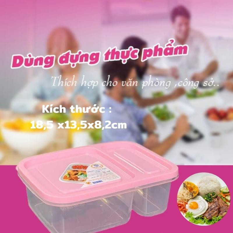Hộp thực phẩm 2 ngăn 6486 Việt Nhật 