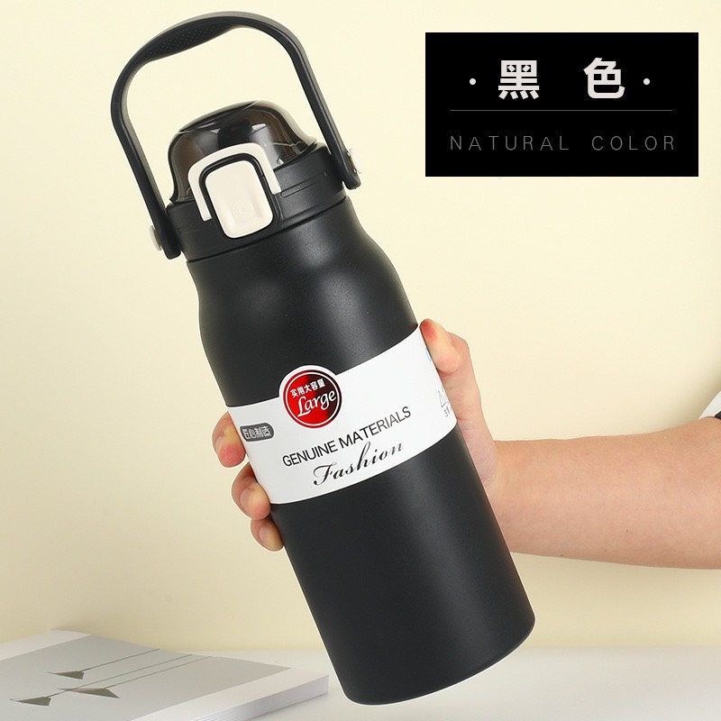 Bình giữ nhiệt inox dáng bầu TRƠN 1300ml