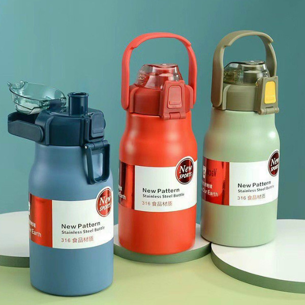 Bình giữ nhiệt inox dáng bầu TRƠN 800ml