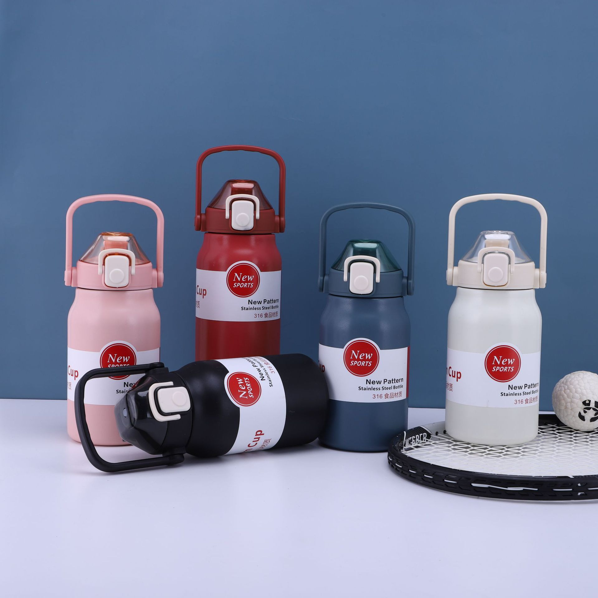 Bình giữ nhiệt inox dáng bầu TRƠN 800ml