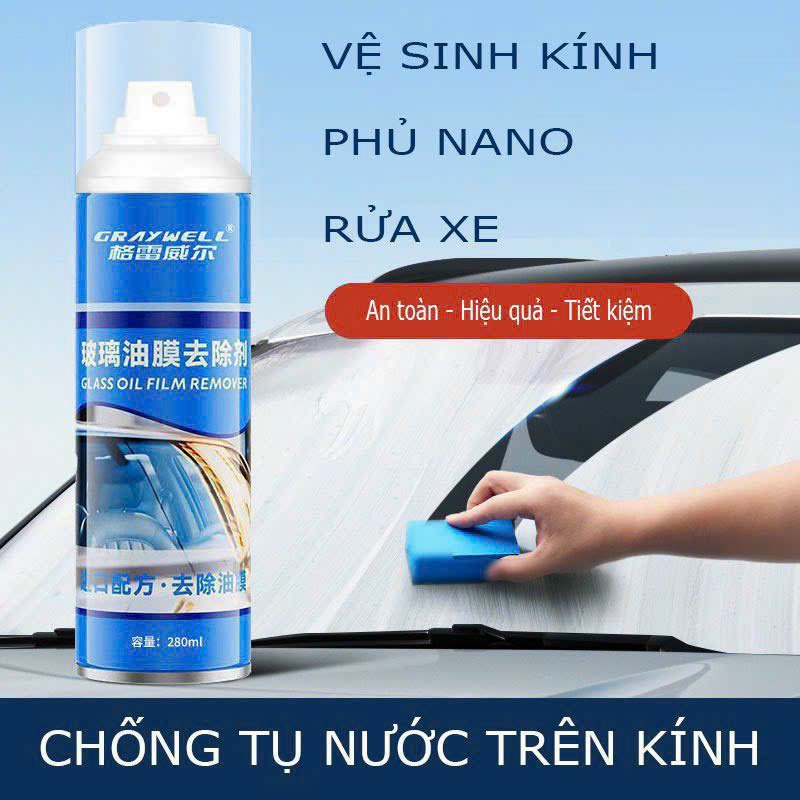 Chai xịt vệ sinh kính, chống tụ nước trên kính