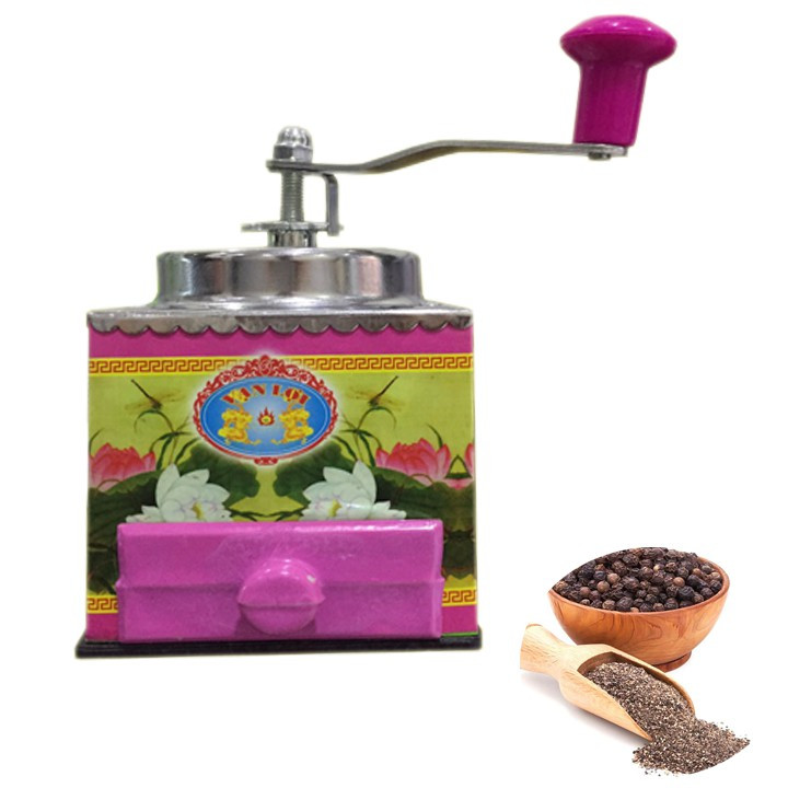 Dụng cụ xay tiêu vuông Vạn Lợi size Trung