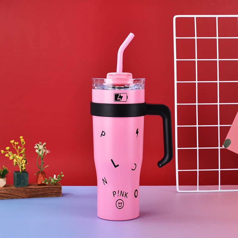 Ly giữ nhiệt Blackpink inox 304 có tay cầm 1200ml