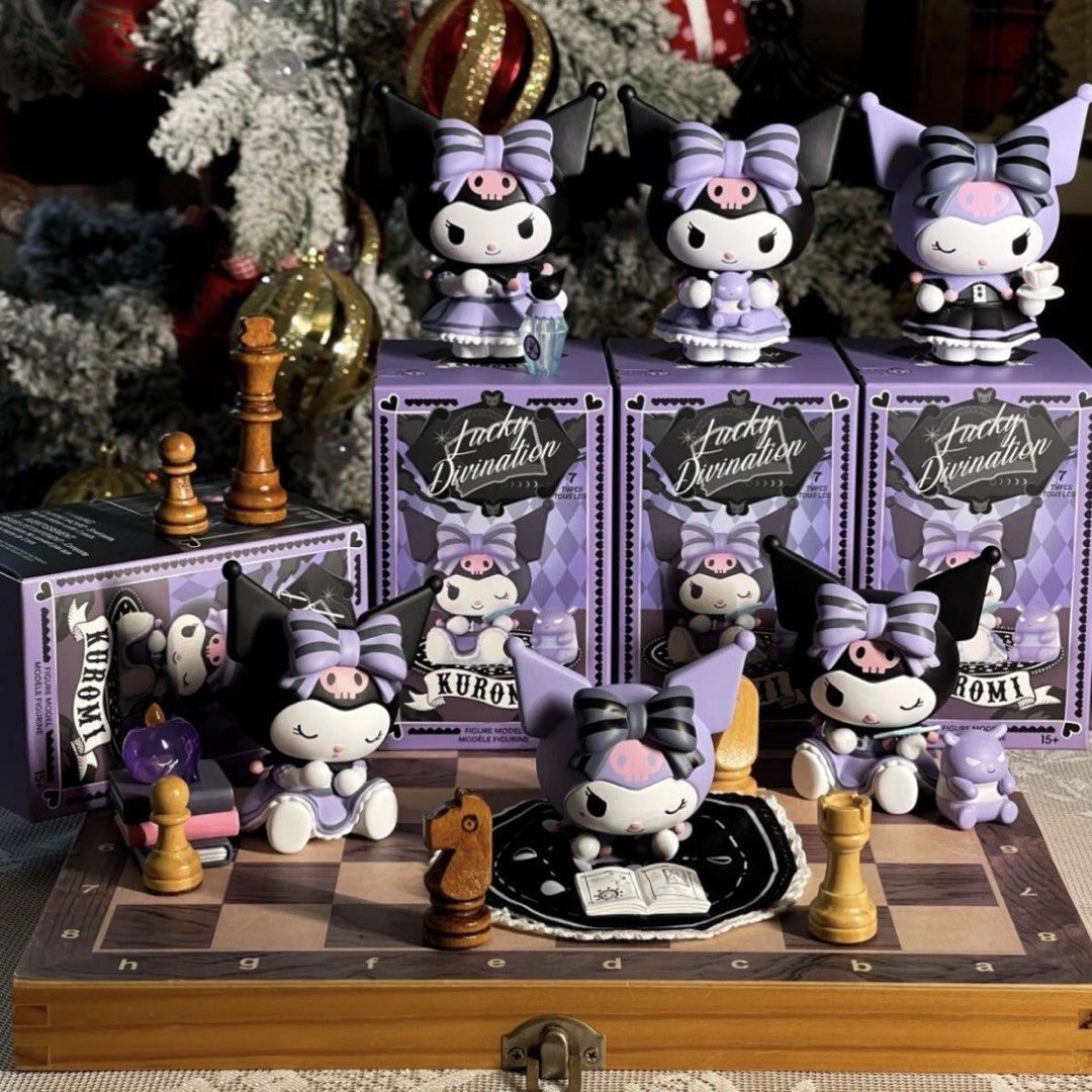 Set 6 mô hình nhân vật phim hoạt hình KUROMI đáng yêu 