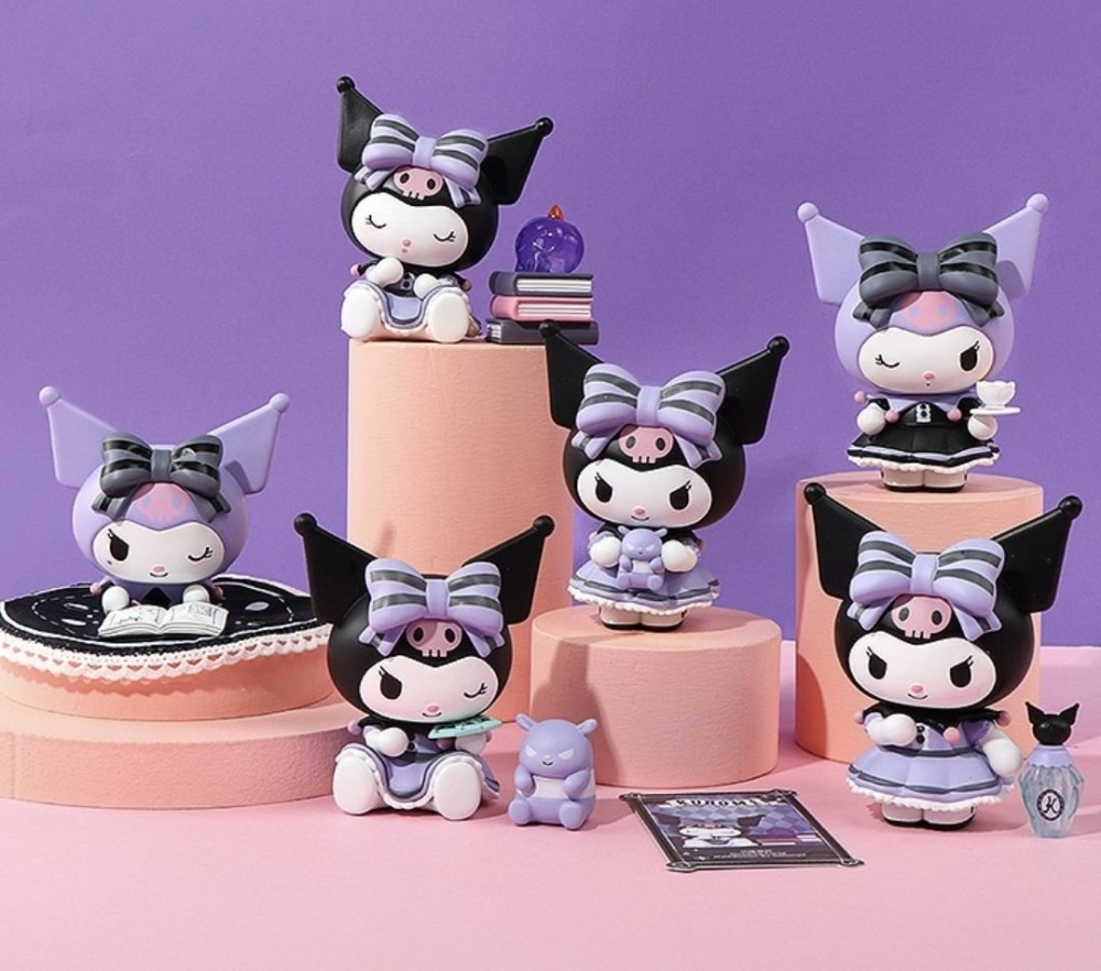 Set 6 mô hình nhân vật phim hoạt hình KUROMI đáng yêu 