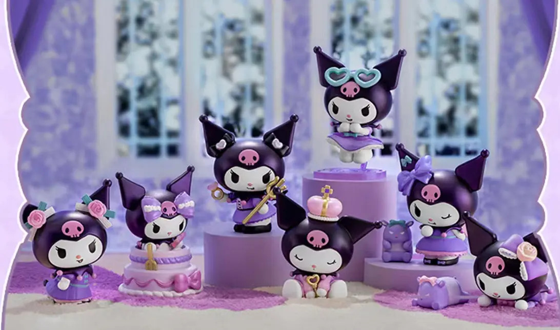 Set 6 mô hình nhân vật phim hoạt hình KUROMI đáng yêu 