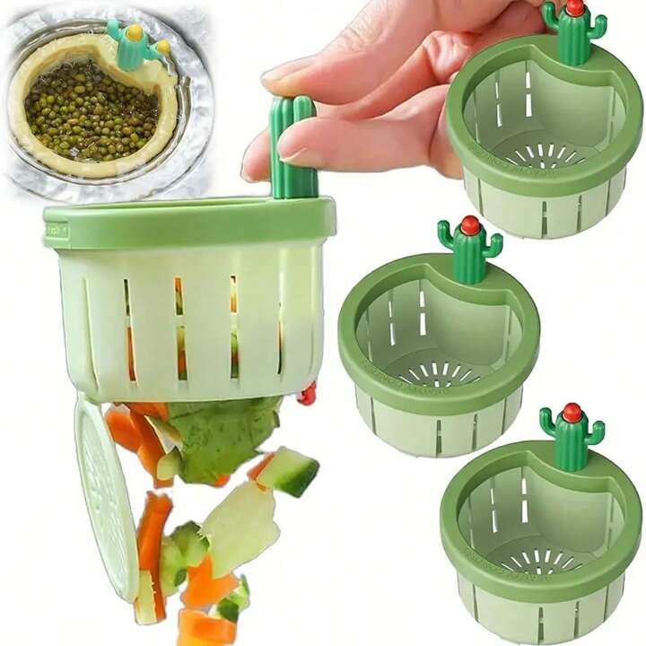 Bộ lọc thoát nước bồn rửa chén xương rồng 