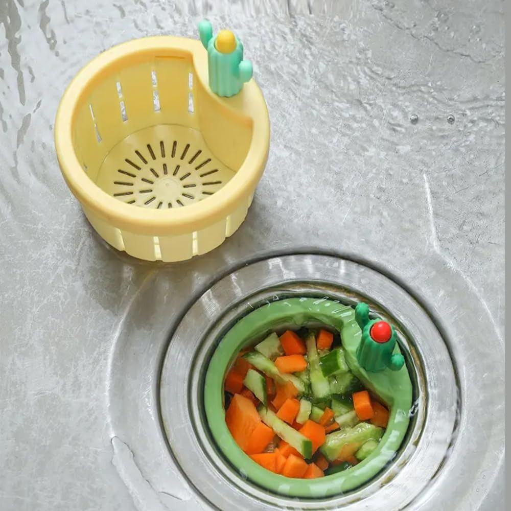 Bộ lọc thoát nước bồn rửa chén xương rồng 