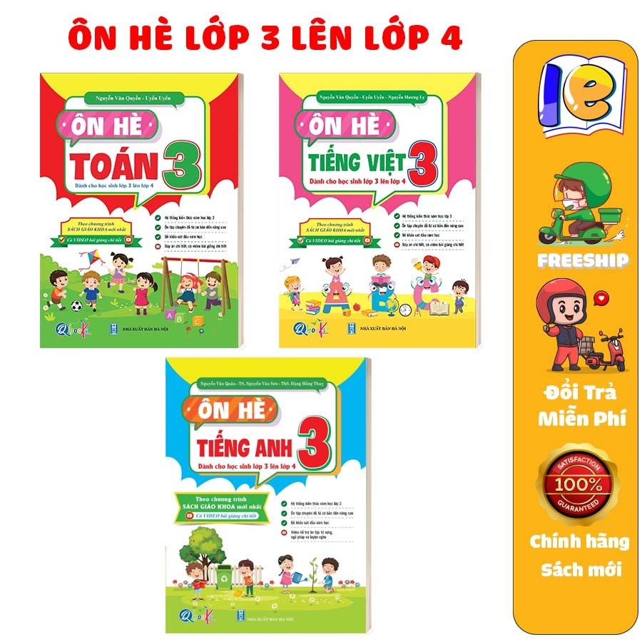 Sách tổng hợp kiến thức ôn hè Cấp 1 cho bé 