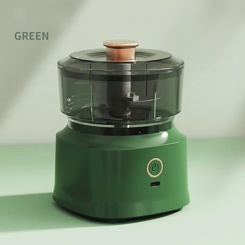 Máy xay thịt, tỏi, ớt mini màu xanh 350ml 
