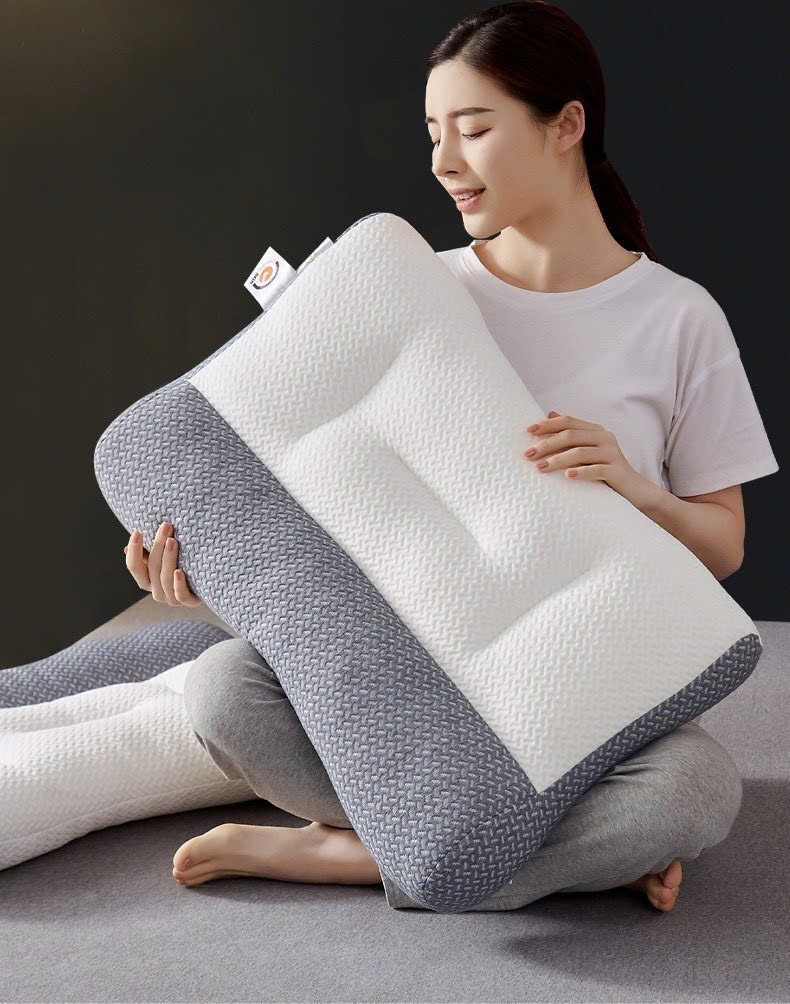 Gối Spa massage chống đau mỏi vai gáy mẫu mới