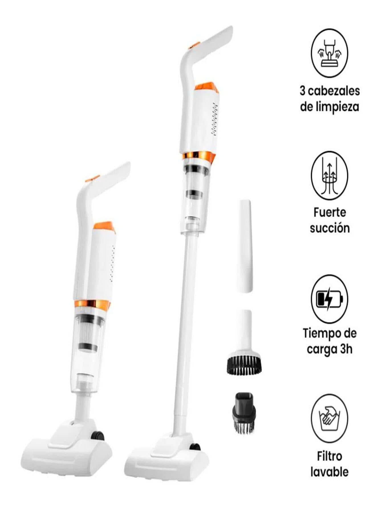 Máy hút bụi cầm tay WIRELESS VACUUM không dây kèm 3 đầu hút tiện lợi