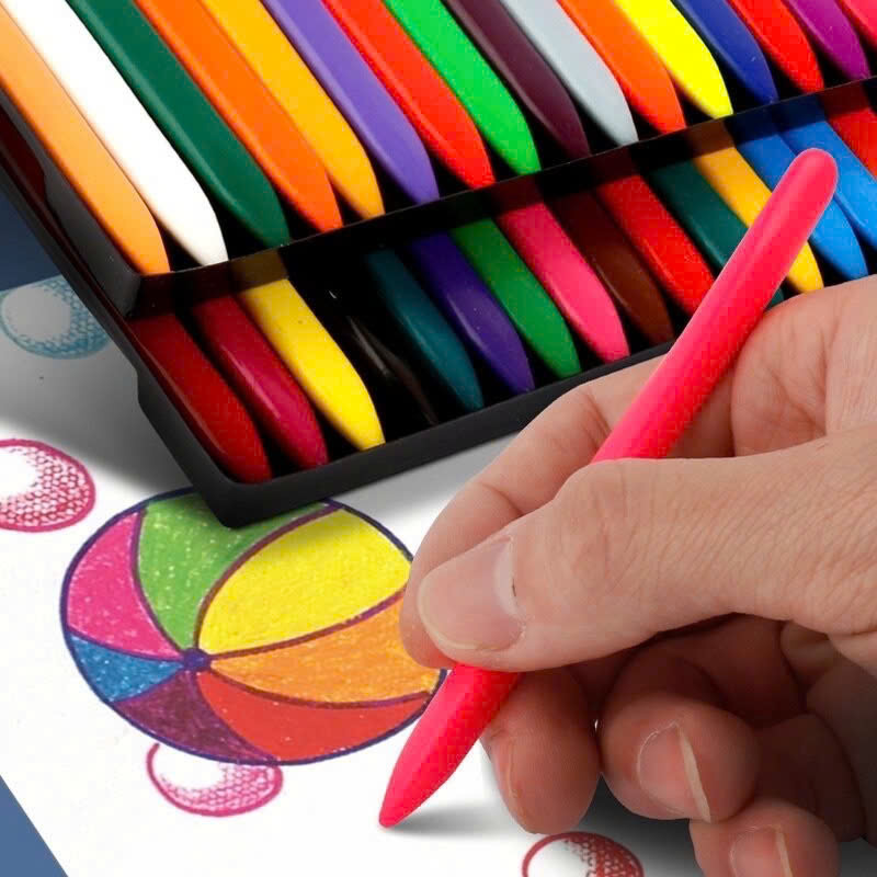 Bút sáp 12 màu hữu cơ tự nhiên an toàn