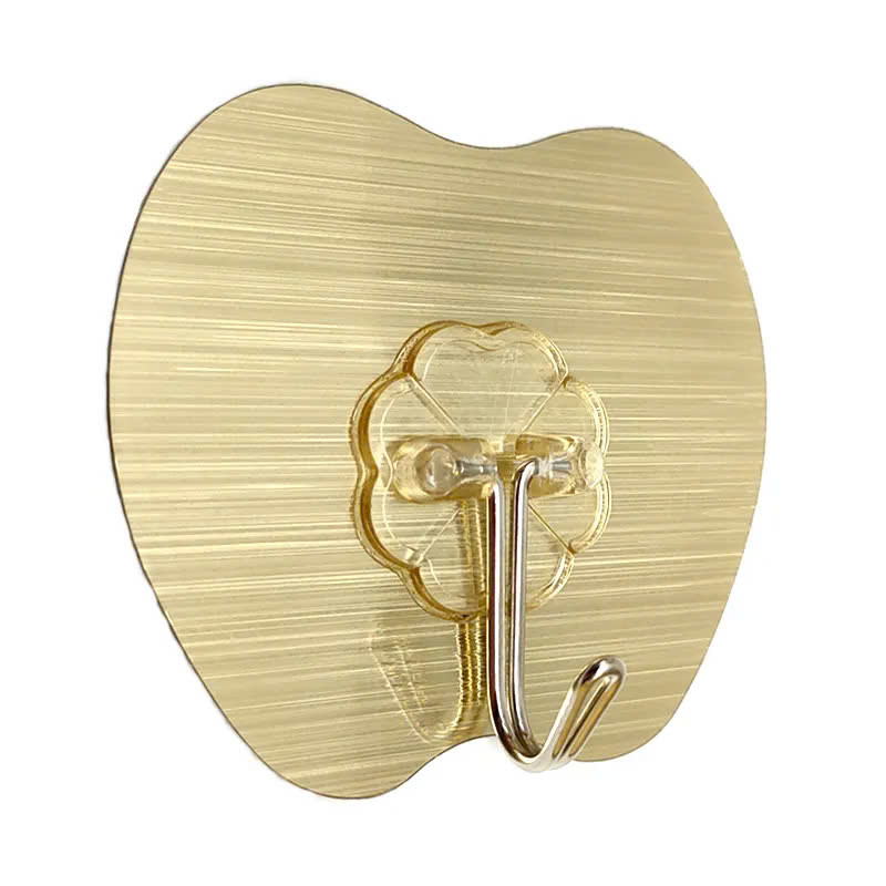 Vỉ 4 cái móc dán tường hình quả táo siêu dính siêu chắc