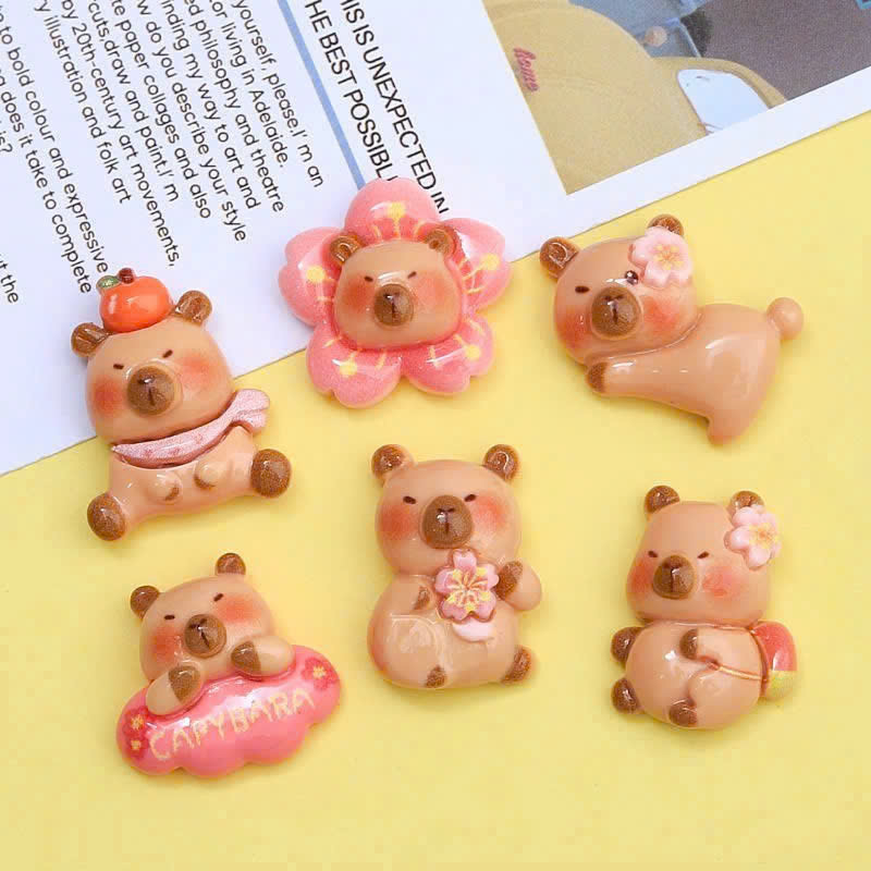 Bộ 30 túi mù charm hình Capybara nhiều mẫu dễ thương