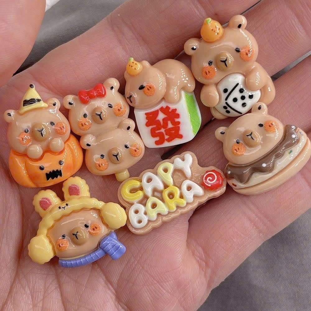 Bộ 30 túi mù charm hình Capybara nhiều mẫu dễ thương