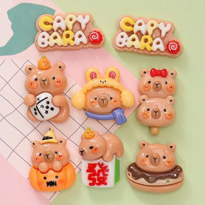 Bộ 30 túi mù charm hình Capybara nhiều mẫu dễ thương