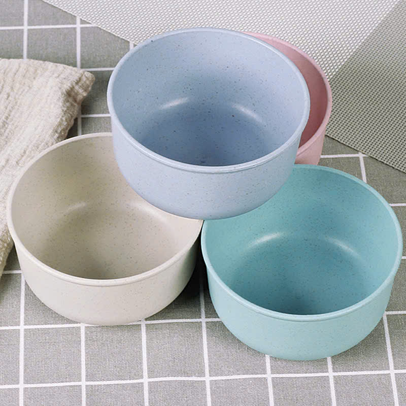 Bộ 4 bát lúa mạch ăn dặm màu sắc tươi mới cho bé 