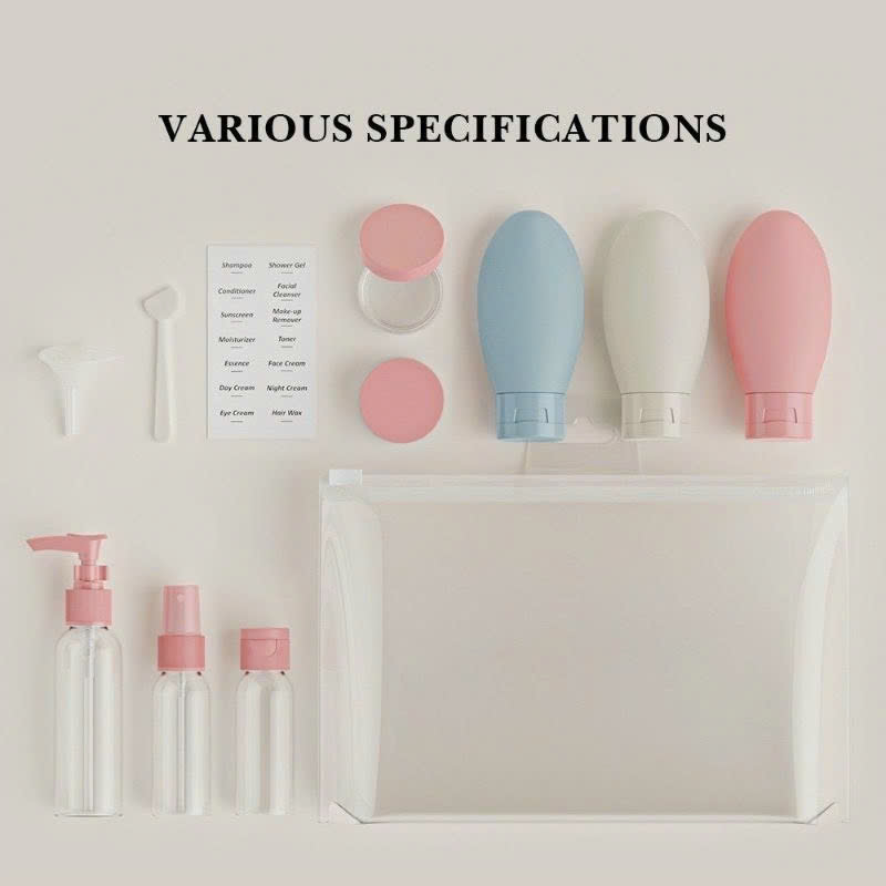 Set chiết mỹ phẩm 11 chi tiết mang đi du lịch tiện dụng