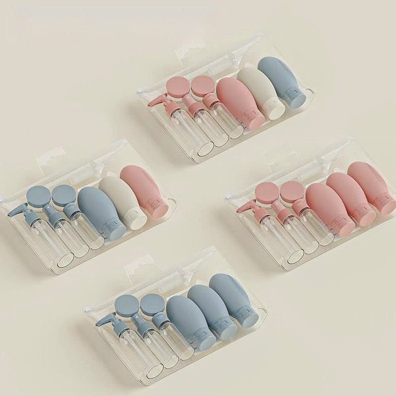 Set chiết mỹ phẩm 11 chi tiết mang đi du lịch tiện dụng