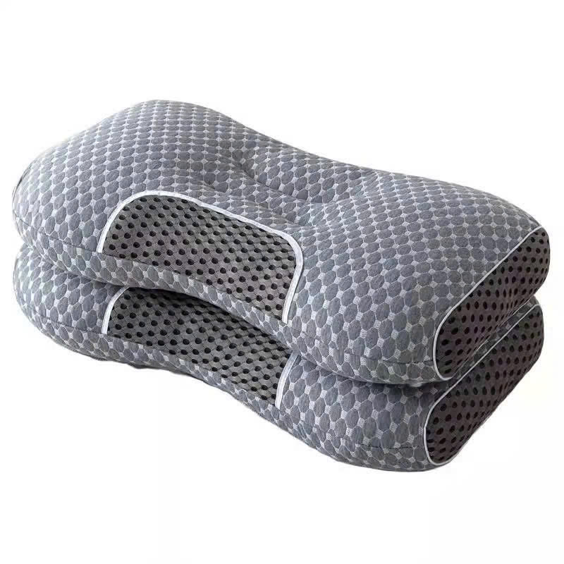 Gối Spa dệt kim 3D mềm mại chăm sóc sức khoẻ (T50) - Màu Đen