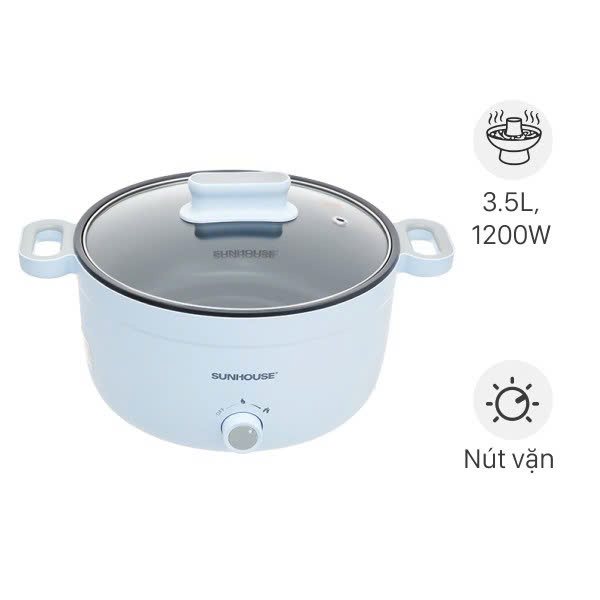Nồi lẩu điện 3.5L Sunhouse SHD4528