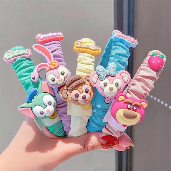 Băng Đô Cài Tóc Hoạt Hình Phong Cách Hàn Quốc Dễ Thương Cho Bé