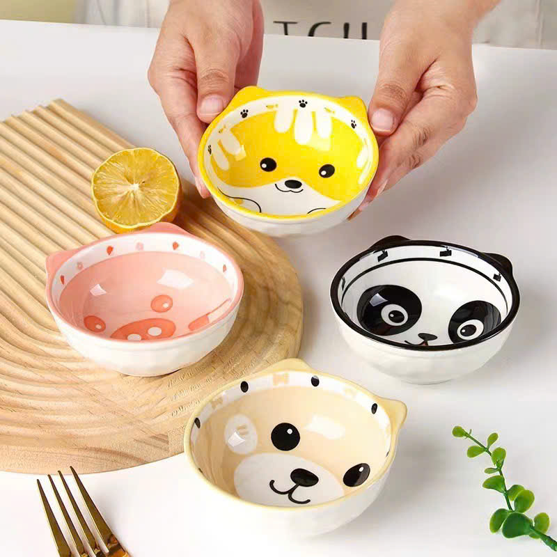 Set 5 bát gia vị hình cún vàng