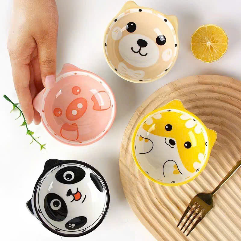 Set 5 bát gia vị hình cún vàng