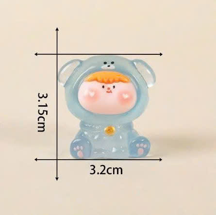 Set 10 Túi Mù Chó Phát Sáng Nhiều Màu Dễ Thương