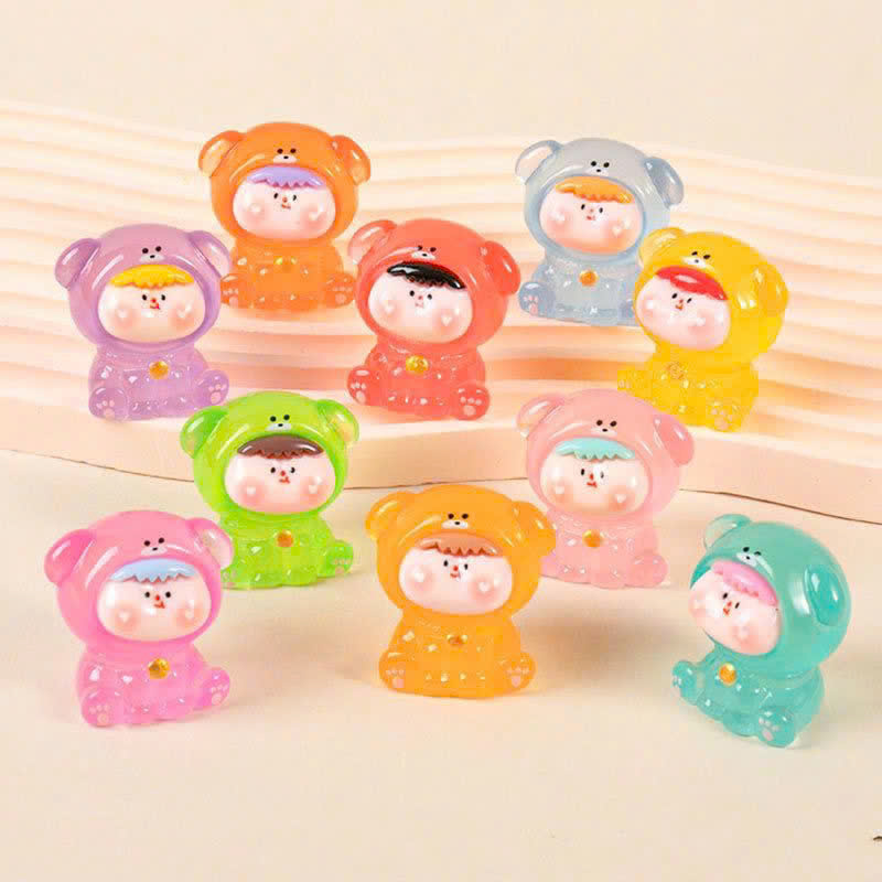 Set 10 Túi Mù Chó Phát Sáng Nhiều Màu Dễ Thương