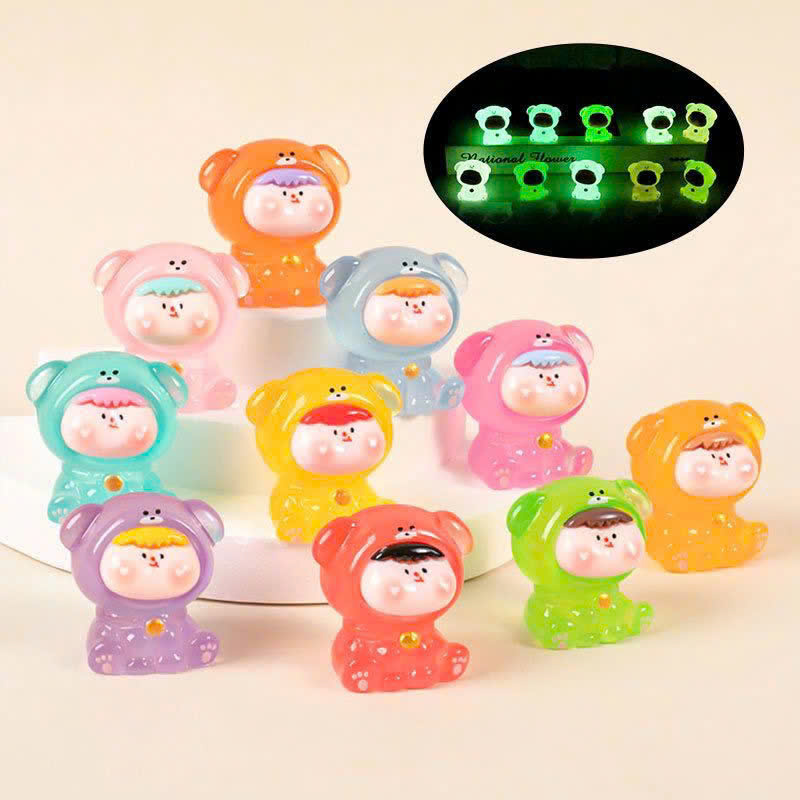 Set 10 Túi Mù Chó Phát Sáng Nhiều Màu Dễ Thương