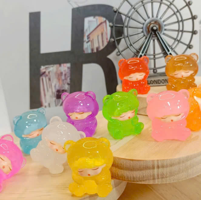 Set 10 Túi Mù Bé Ngủ Nhiều Màu Phát Sáng