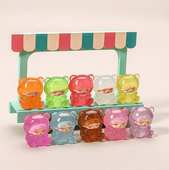 Set 10 Túi Mù Bé Ngủ Nhiều Màu Phát Sáng