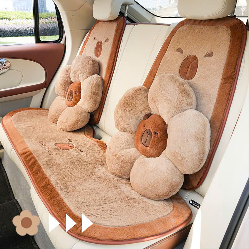 Gối decor Capybara tựa đầu tựa lưng dễ thương 