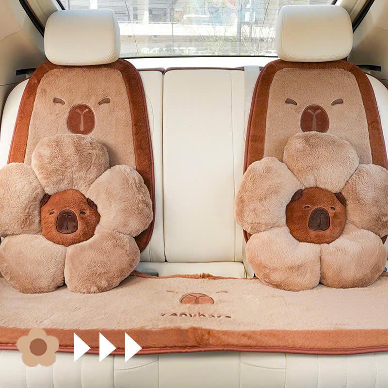 Gối decor Capybara tựa đầu tựa lưng dễ thương 