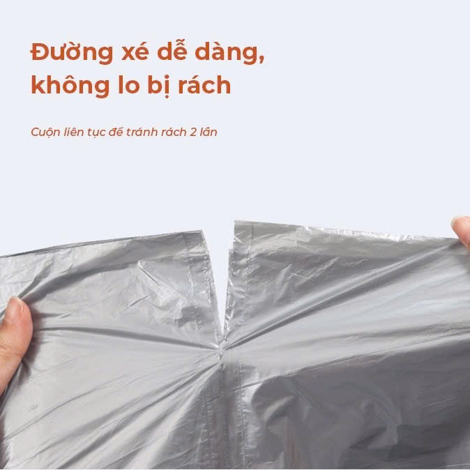Combo 3 cuộn túi đựng rác Top Gia PP tự huỷ sinh học