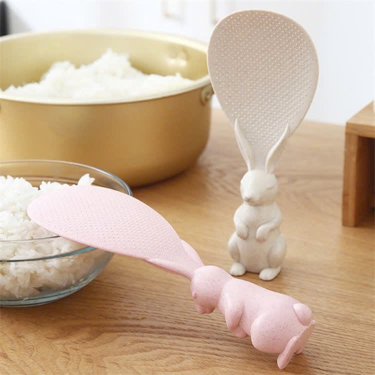 Muỗng xới cơm không dính hình thỏ Cute