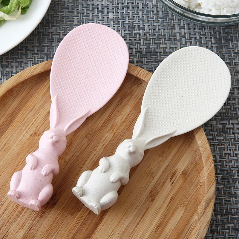 Muỗng xới cơm không dính hình thỏ Cute