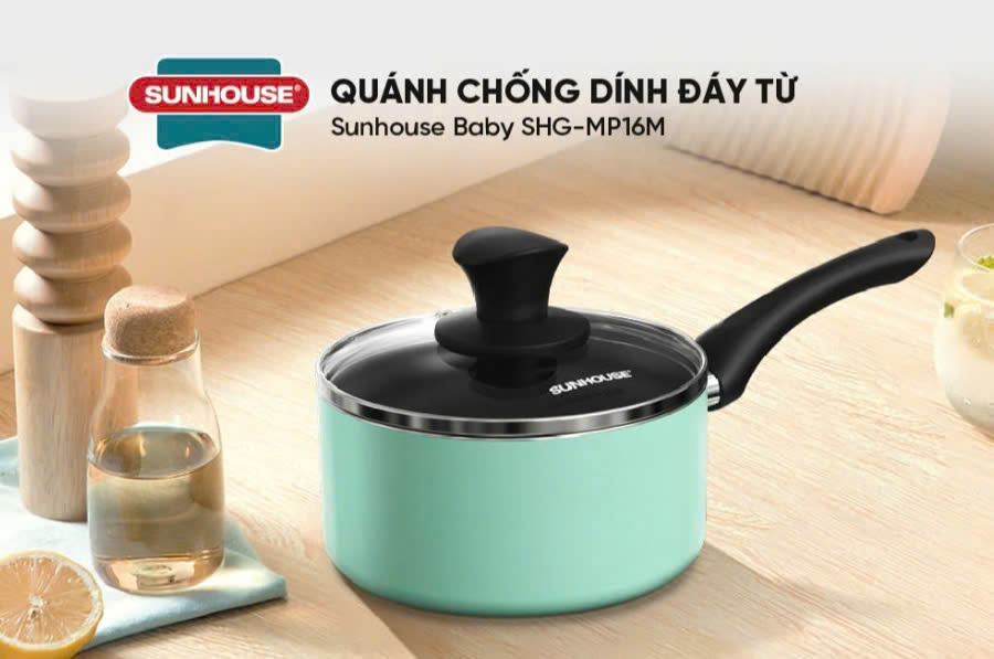Quánh chống dính đáy từ Sunhouse SHG-MP16M (T15) 