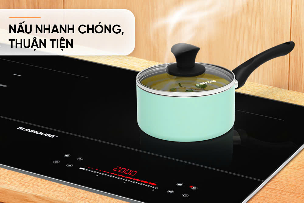 Quánh chống dính đáy từ Sunhouse SHG-MP16M (T15) 