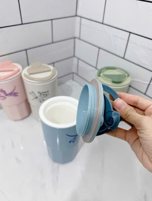 Bình giữ nhiệt quai xách 450ml TLT 