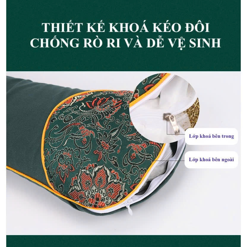 Gối điện ngải cứu Trung Hoa thảo mộc dưỡng sinh