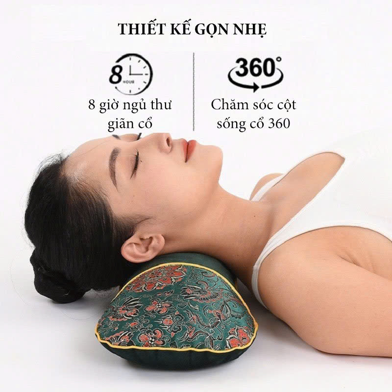 Gối điện ngải cứu Trung Hoa thảo mộc dưỡng sinh