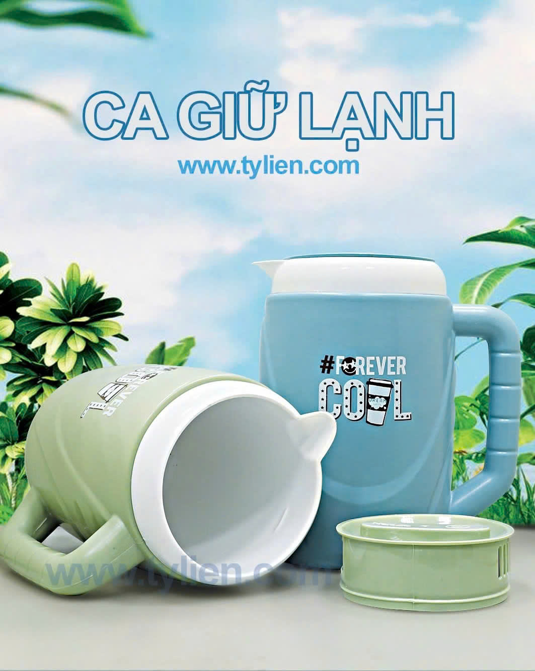 Ca giữ lạnh Tylien 950ml 1034