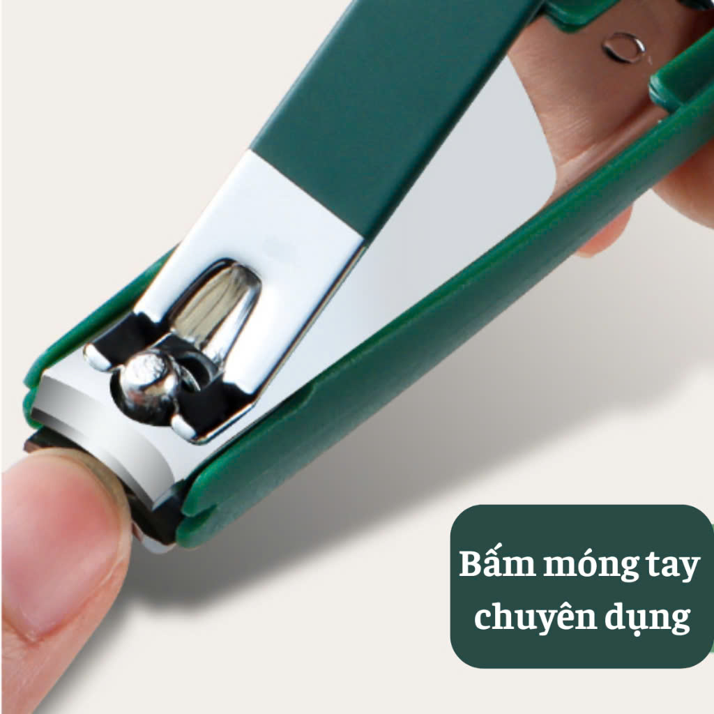 Bộ dụng cụ đa năng 6 món làm móng tay bằng thép không gỉ tiện lợi